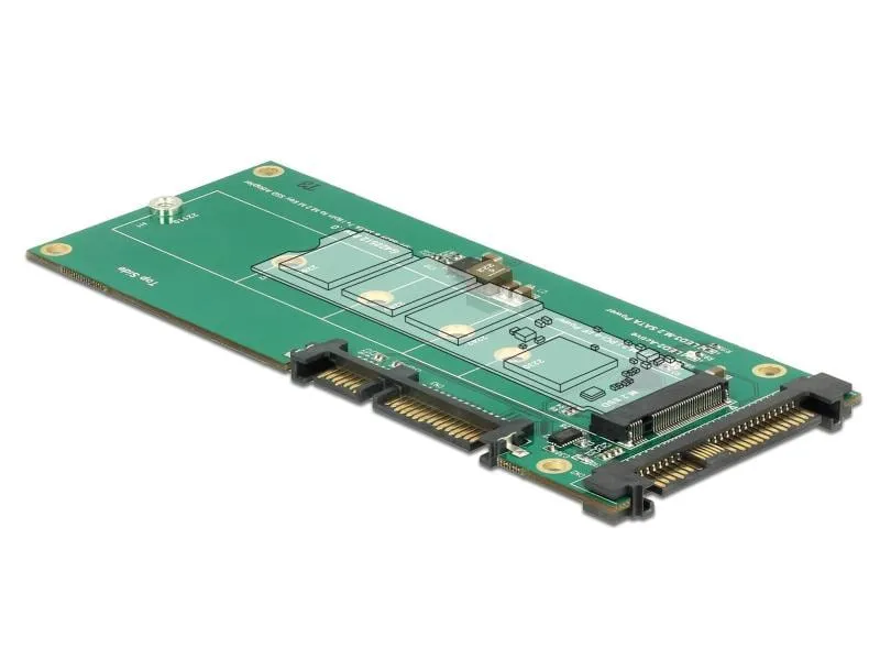 Delock Adapterplatine M.2 NVMe – U.2/SATA