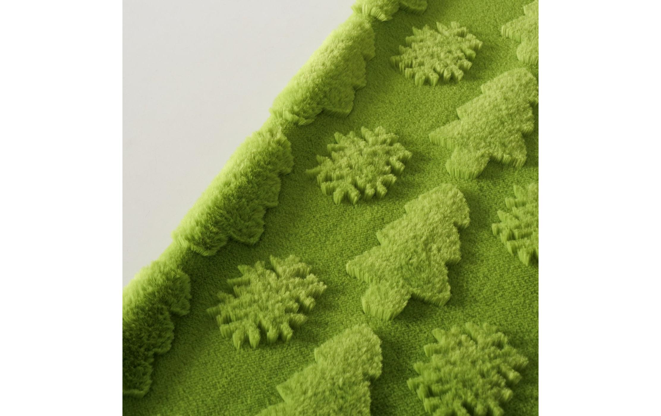 Boltze Tischläufer Naina Textil, 140 x 40 cm, Grün