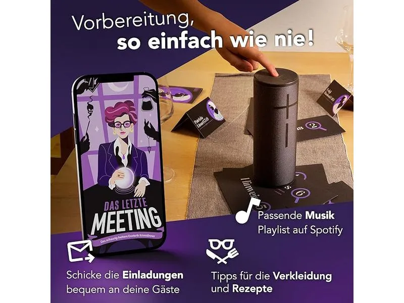 Crime Cases Partyspiel Das letzte Meeting -DE- Crime Cases Partyspiel Das letzte Meeting -DE-