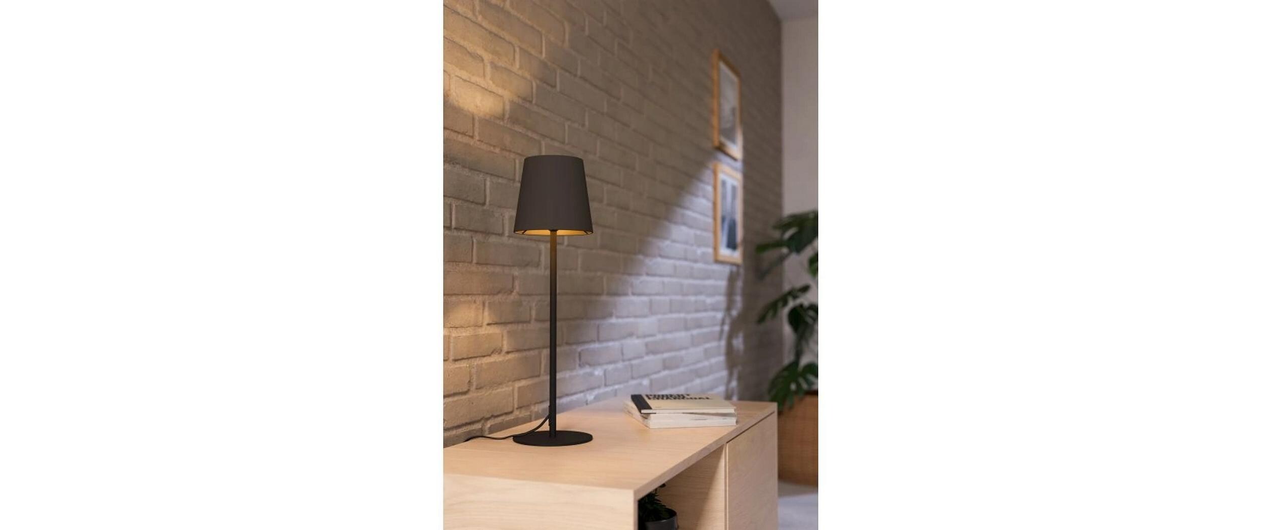 EGLO Leuchten Tischleuchte FIORANA braun exkl. E14 1x40W