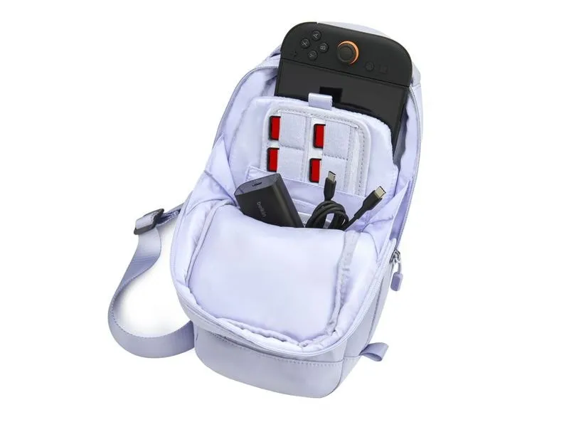 Belkin Nintendo Switch 2 Crossbody Bag Lila