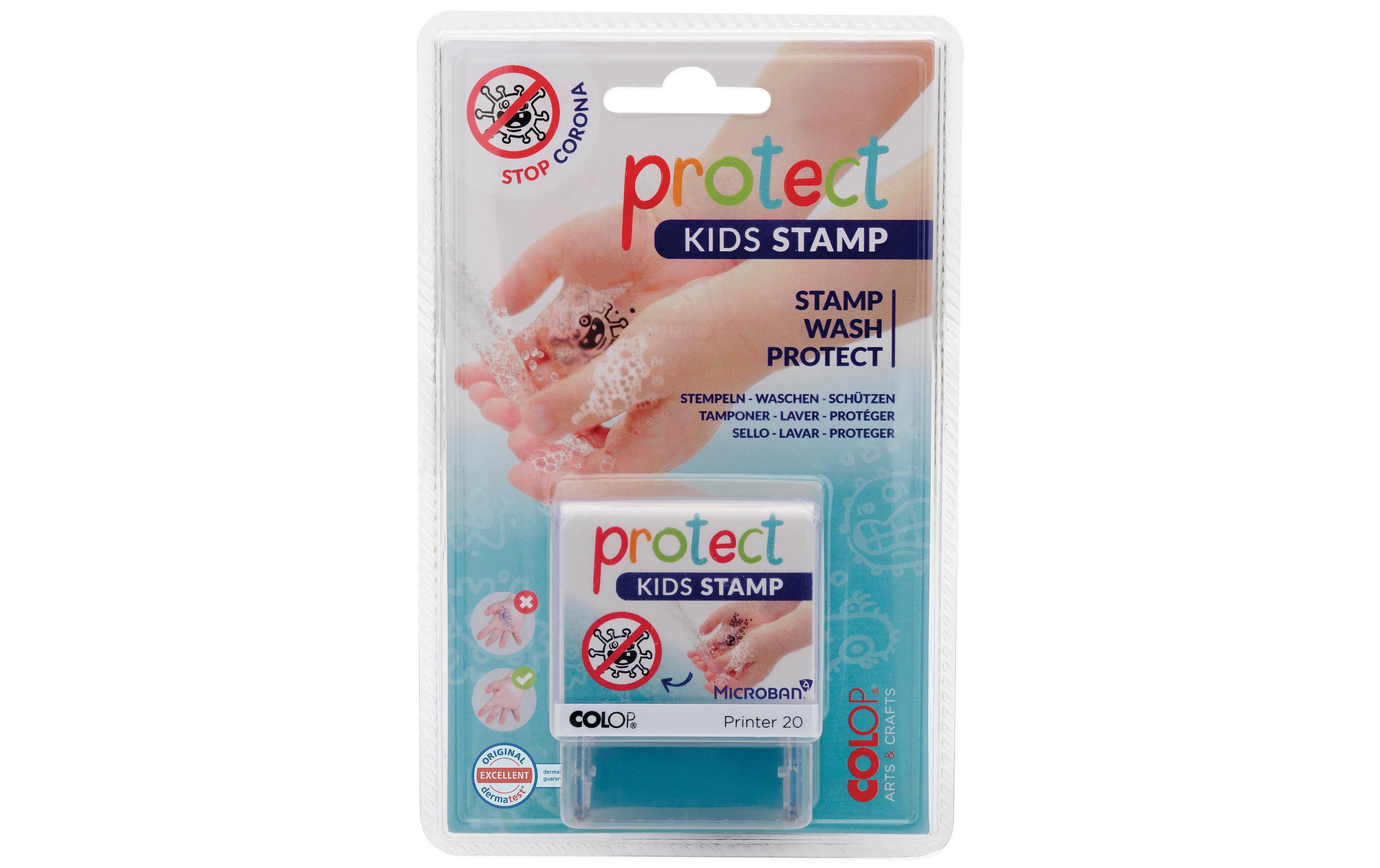 Colop Stempel Protect Kids Stamp Monster, 1 Stück