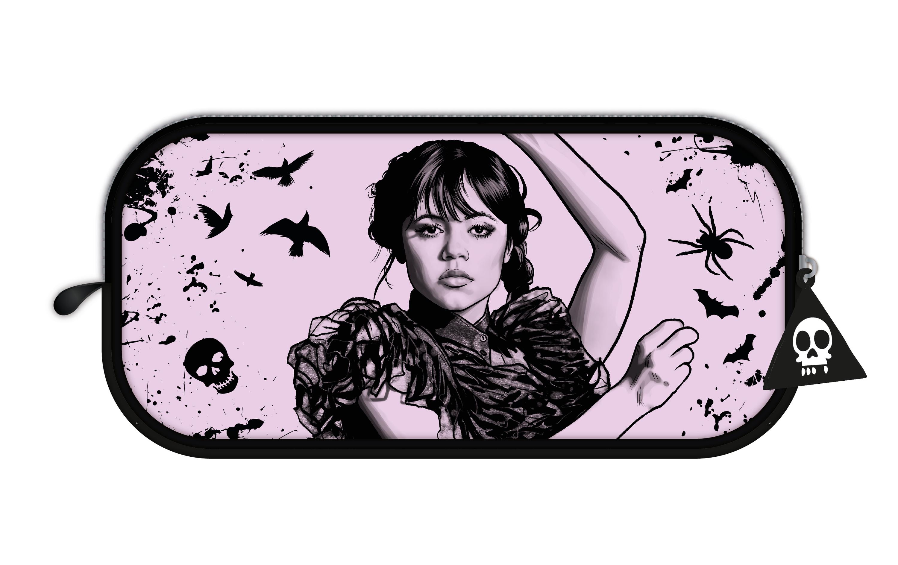 Thumbs Up! Wednesday Mäppchen Darkness Rosa/Schwarz Thumbs Up! Wednesday Mäppchen Darkness Rosa/Schwarz