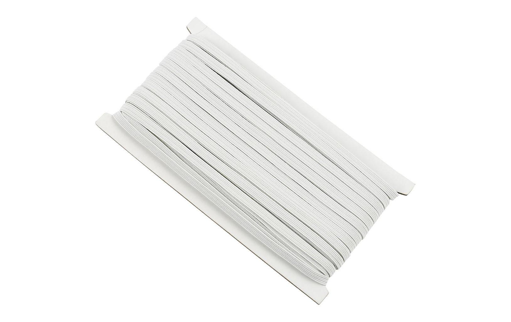 Creativ Company Elastikband 6 mm x 5.0 m, Weiss Creativ Company Elastikband 6 mm x 5.0 m, Weiss