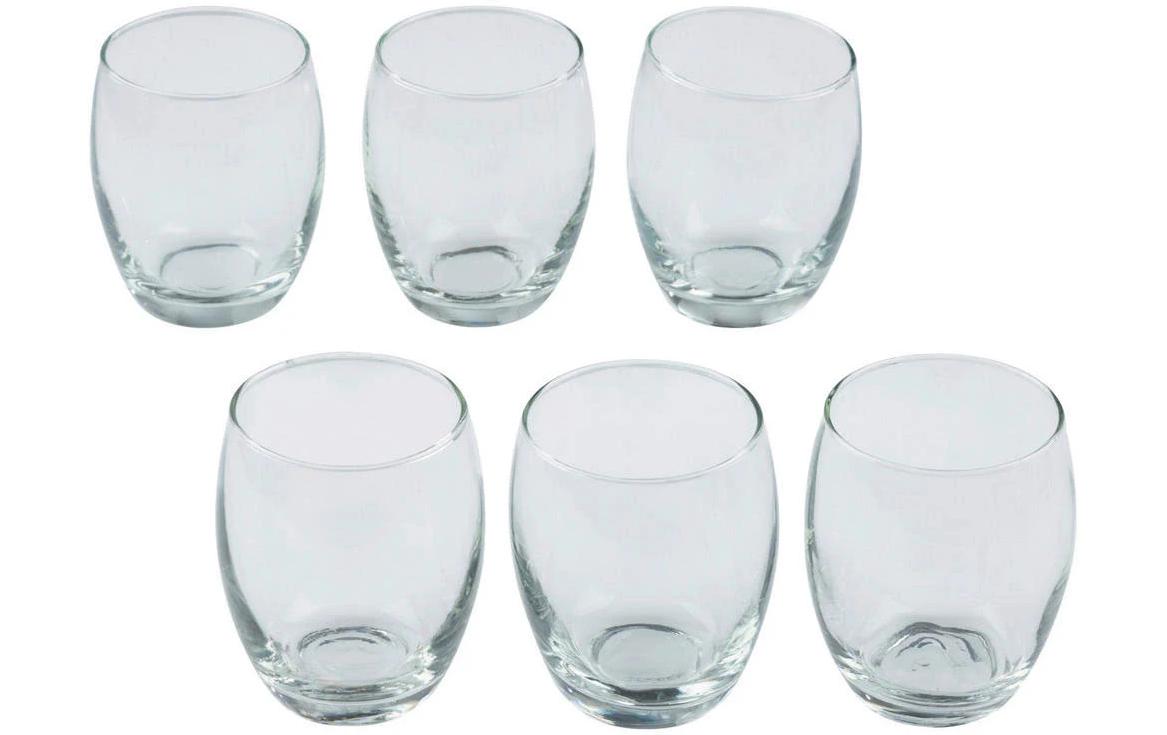 alpina Trinkgläser 350 ml, 6 Stück, Transparent