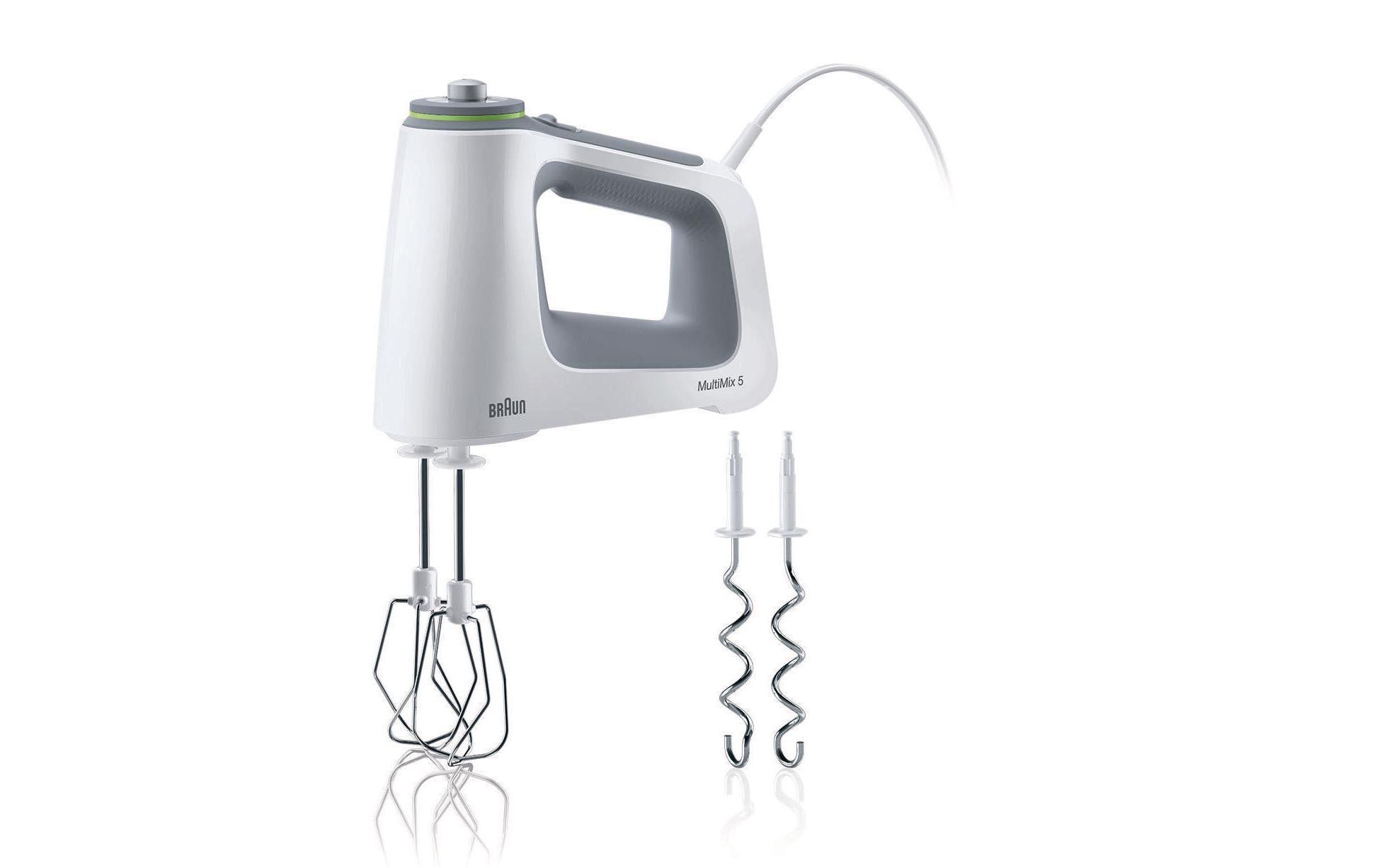 Braun Handmixer MultiMix 5 HM5100WH Weiss/Grau
