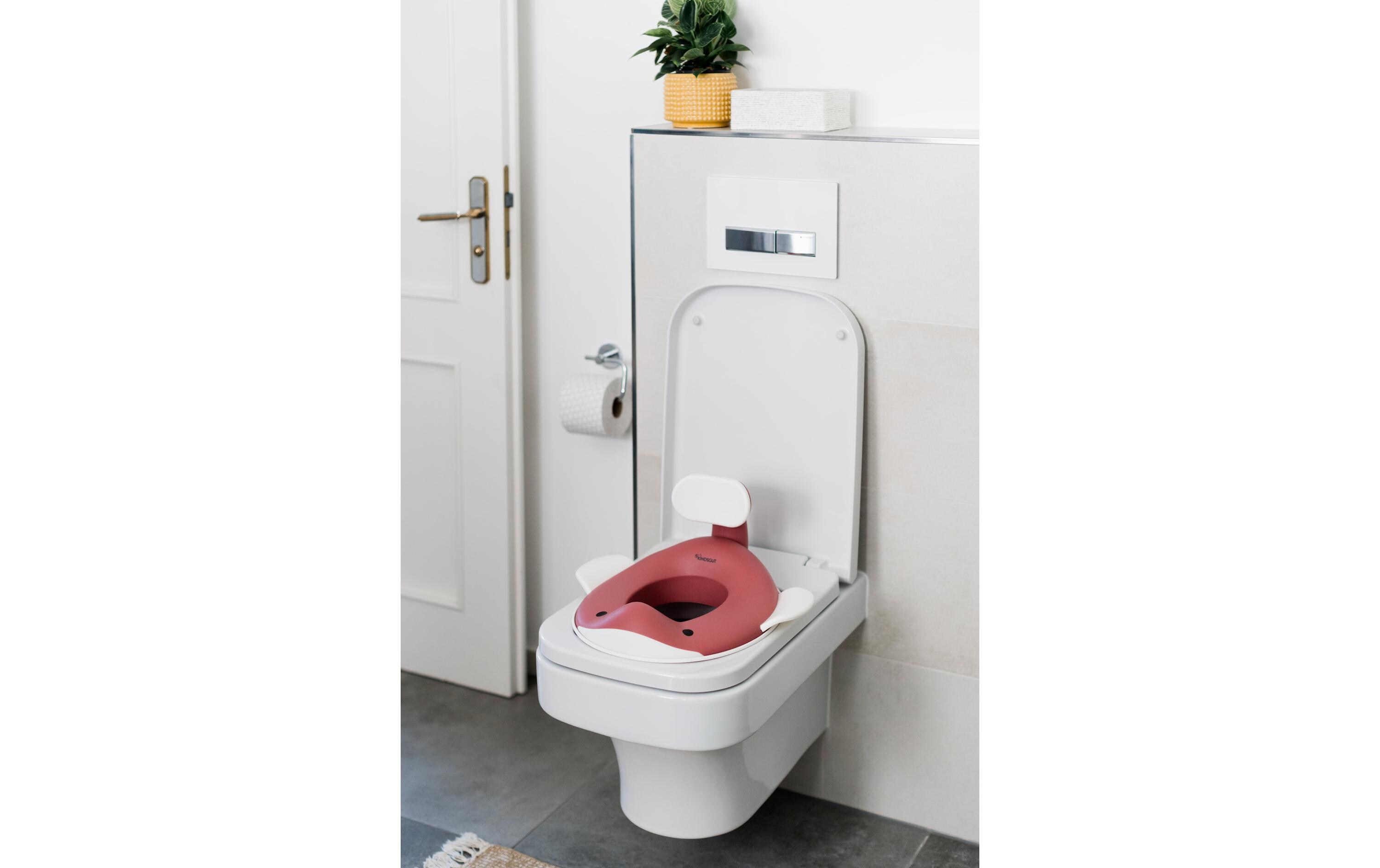 Kindsgut Toilettensitz Wal Altrosa