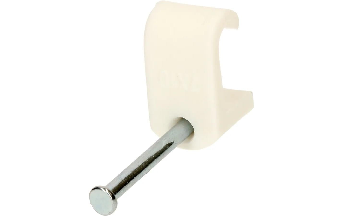 Max Hauri Nagelbriden Set 7-10 mm weiss für Flachkabel 50 Stück Max Hauri Nagelbriden Set 7-10 mm weiss für Flachkabel 50 Stück