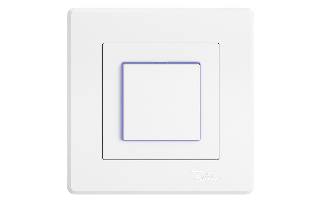 Feller EDIZIOliv Schalter UP-Druckschalter SCH3 Weiss, beleuchtet Feller EDIZIOliv Schalter UP-Druckschalter SCH3 Weiss, beleuchtet