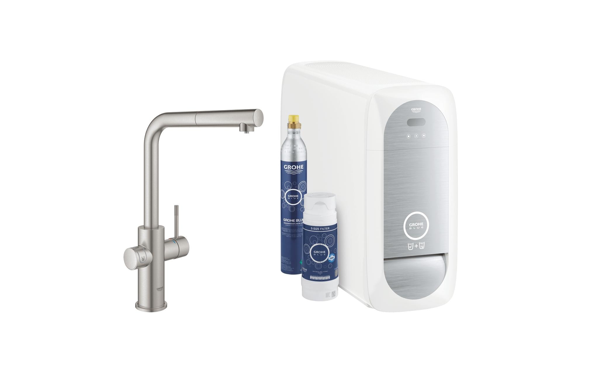 GROHE Küchenarmatur Blue Home L-Auslauf Starter Kit GROHE Küchenarmatur Blue Home L-Auslauf Starter Kit