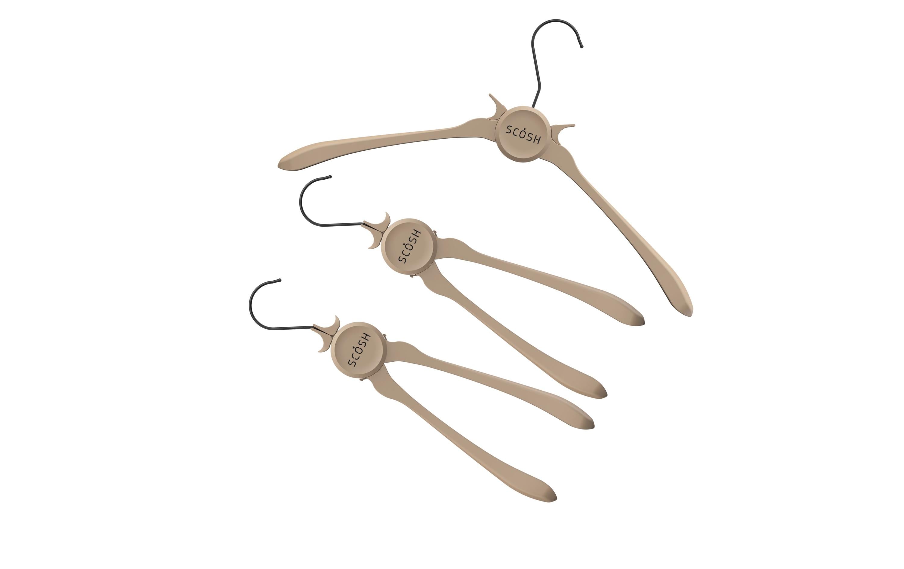 SCOSH Kleiderbügel 1 Stück, Beige