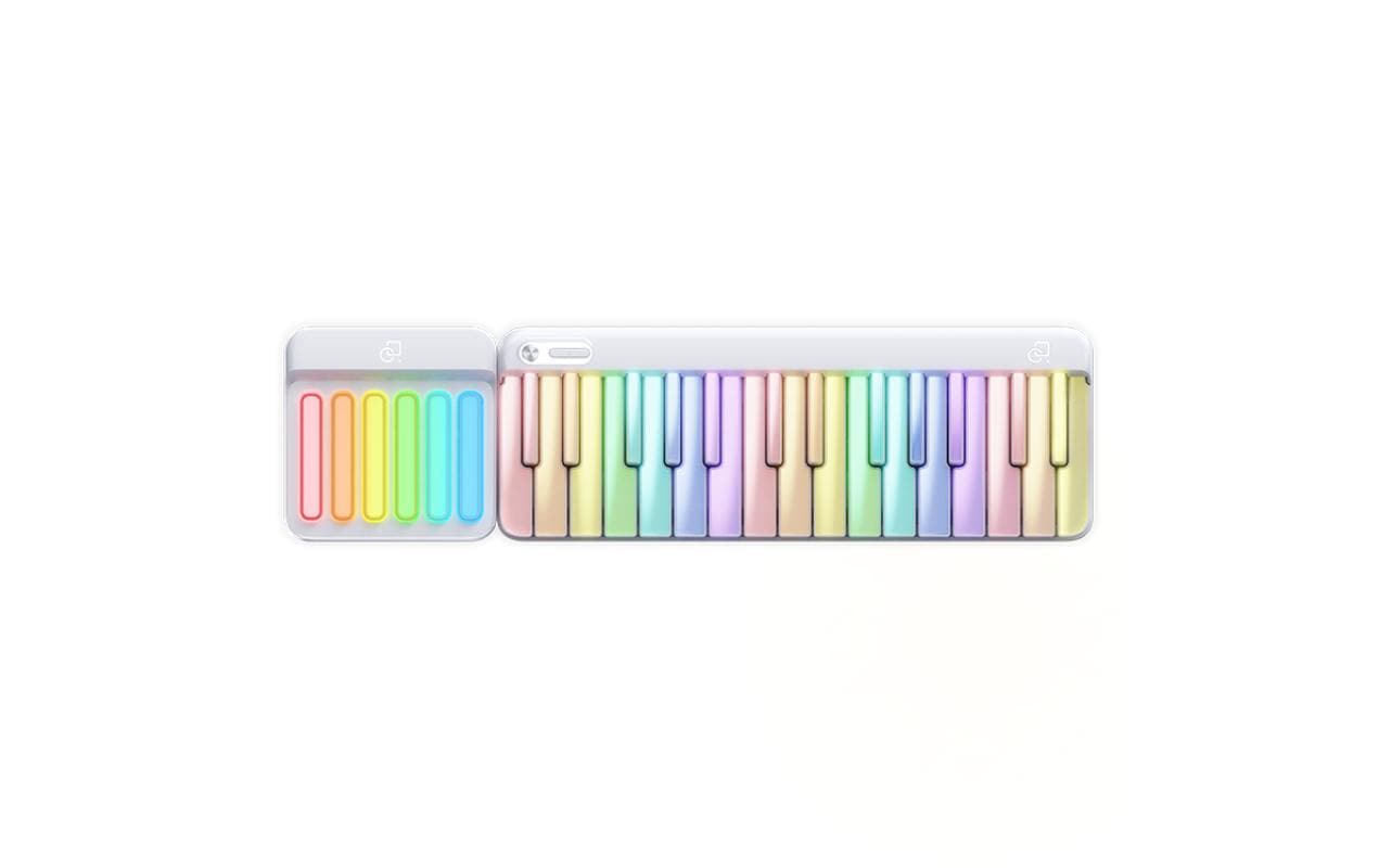 PopuMusic Keyboard PopuPiano 1 Set Weiss
