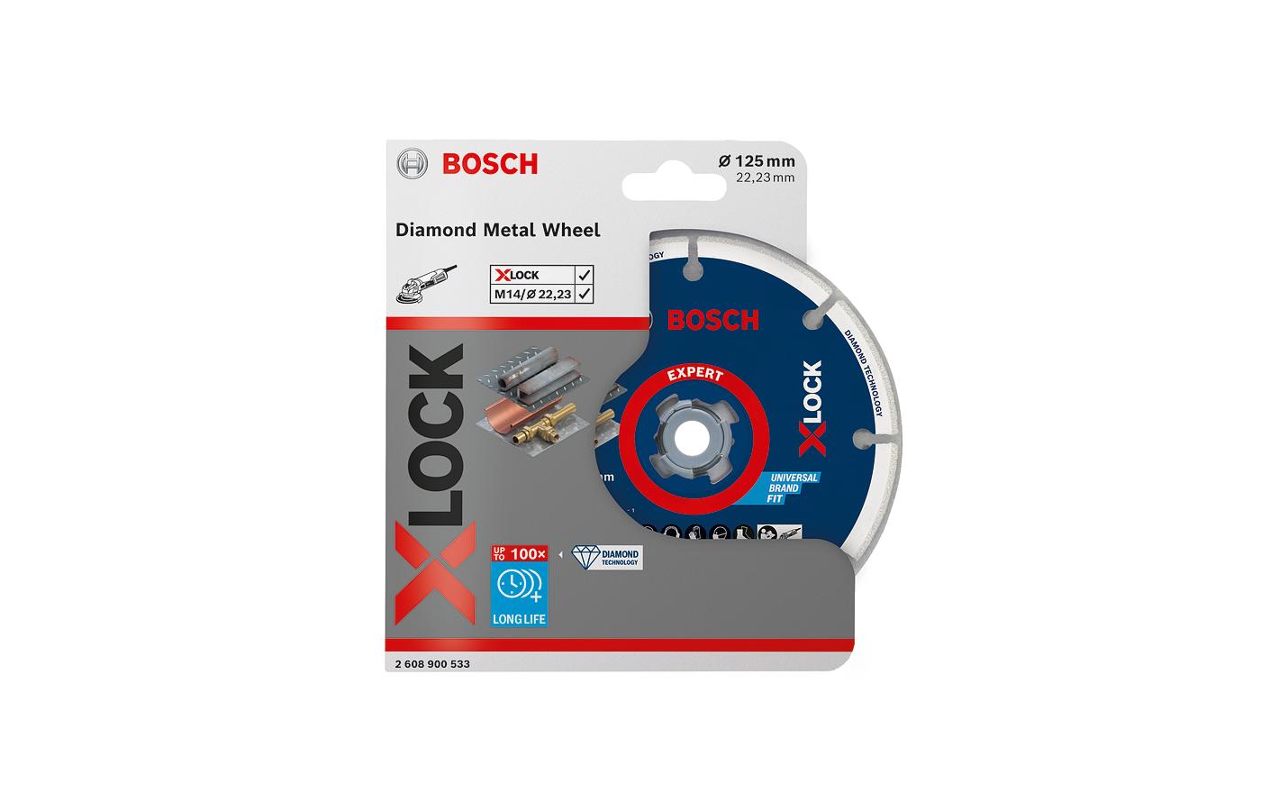 Bosch Professional Diamant-Metallscheibe X-LOCK 125 mm Bosch Professional Diamant-Metallscheibe X-LOCK 125 mm