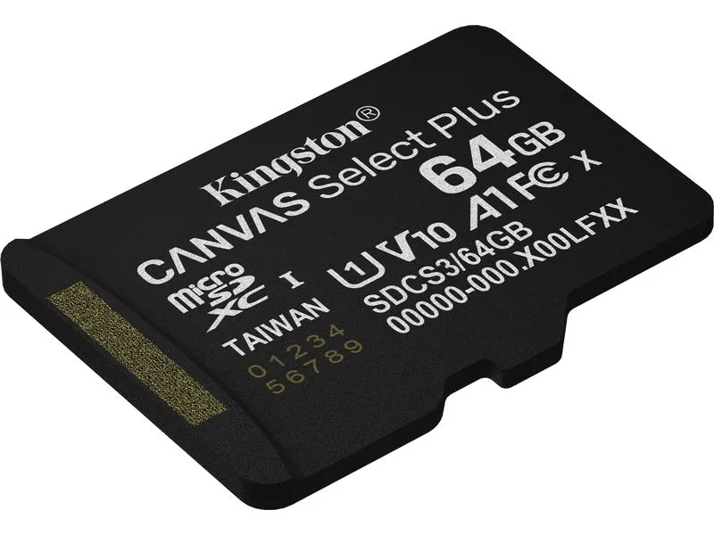 Kingston microSDXC-Karte Canvas Select Plus Gen3 64 GB