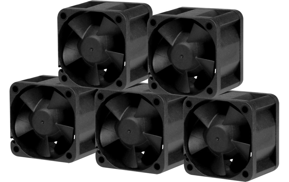 Arctic Cooling PC-Lüfter S4028-15K, 40 x 28 mm, 15000 RPM, Schwarz, 5 Stück