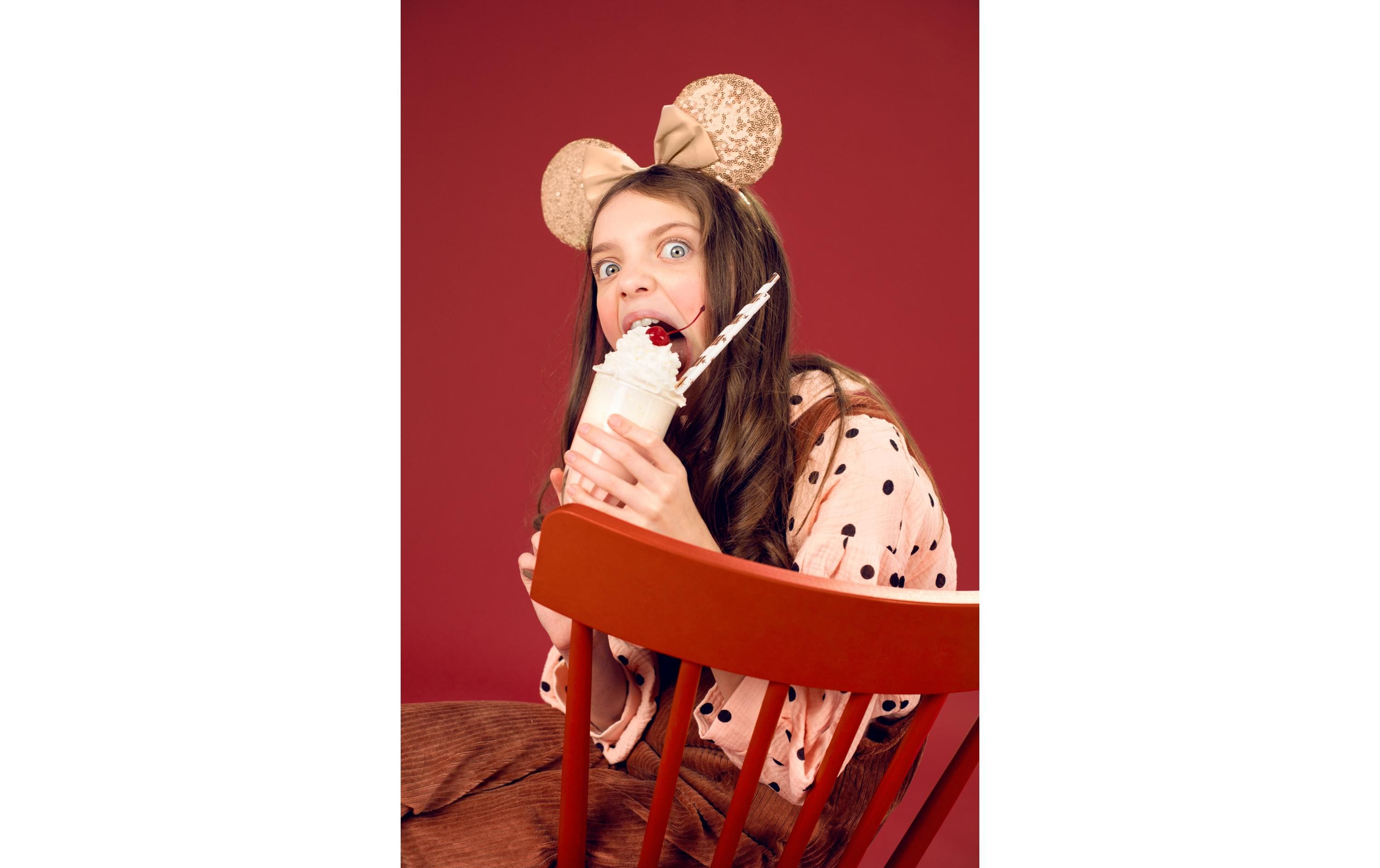 Partydeco Strohhalm 19.5 cm, 10 Stück, Rosegold/Weiss