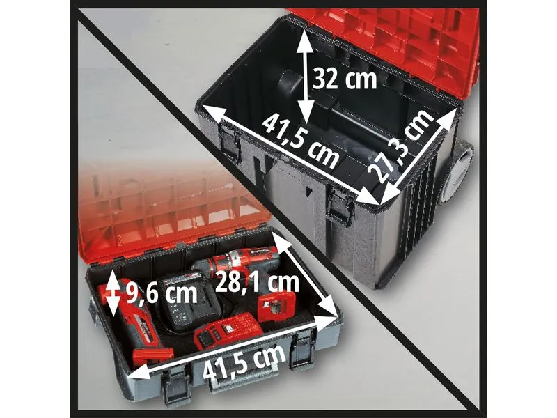 Einhell Systemkoffer E-Case Tower Einhell Systemkoffer E-Case Tower