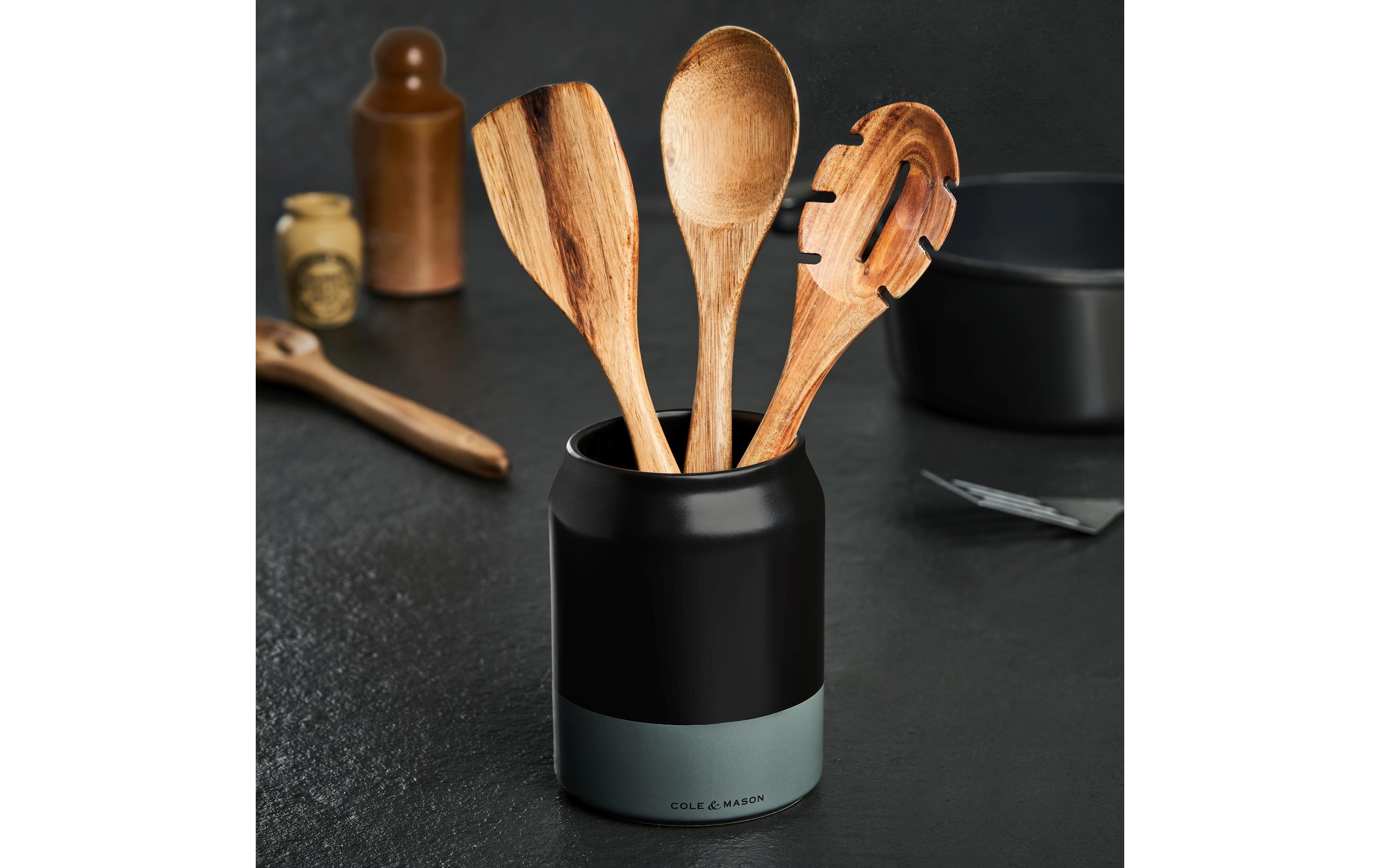 Cole&Mason Küchenutensilienhalter Linton Grau/Schwarz