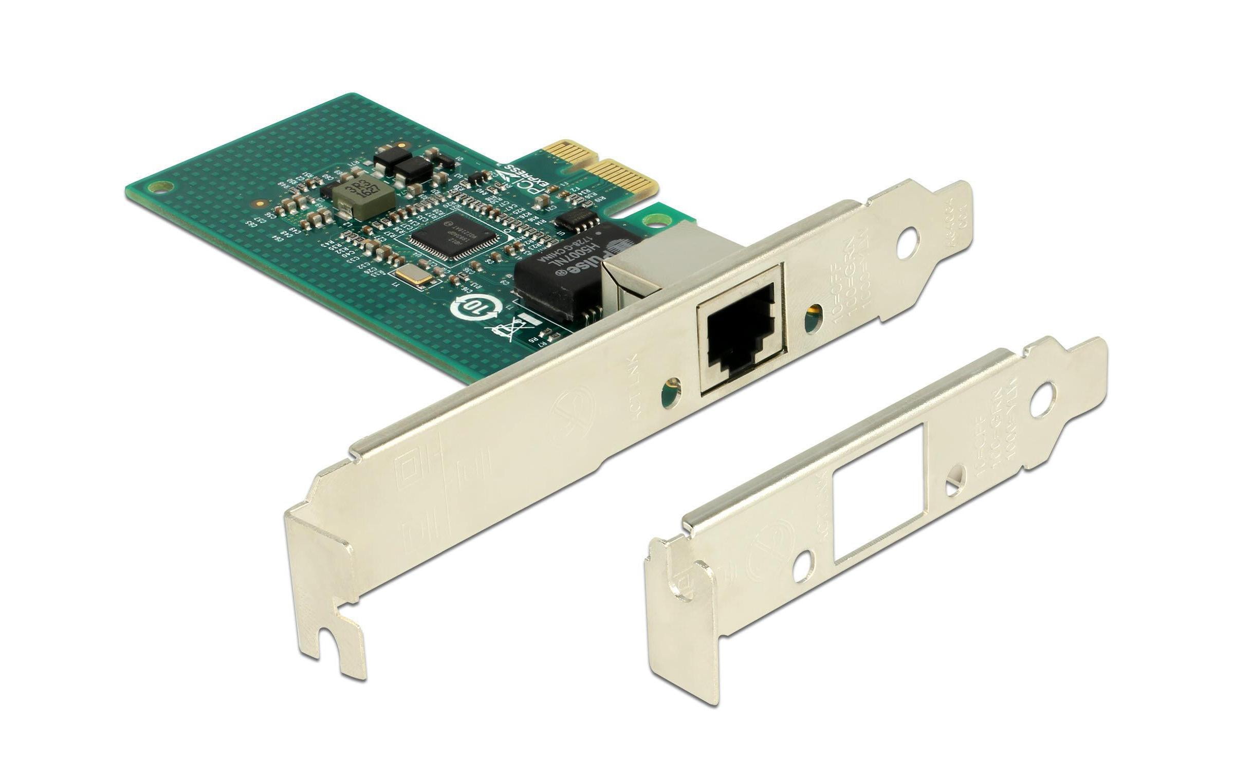 Delock Netzwerkkarte 1Gbps, PCI-Express-x1 Intel i210 Chipset Delock Netzwerkkarte 1Gbps, PCI-Express-x1 Intel i210 Chipset
