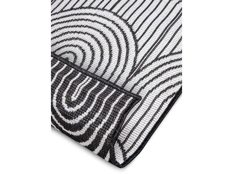 Hanse Home Pangli In- & Outdoor Teppich 120 x 170 cm, Schwarz Hanse Home Pangli In- & Outdoor Teppich 120 x 170 cm, Schwarz