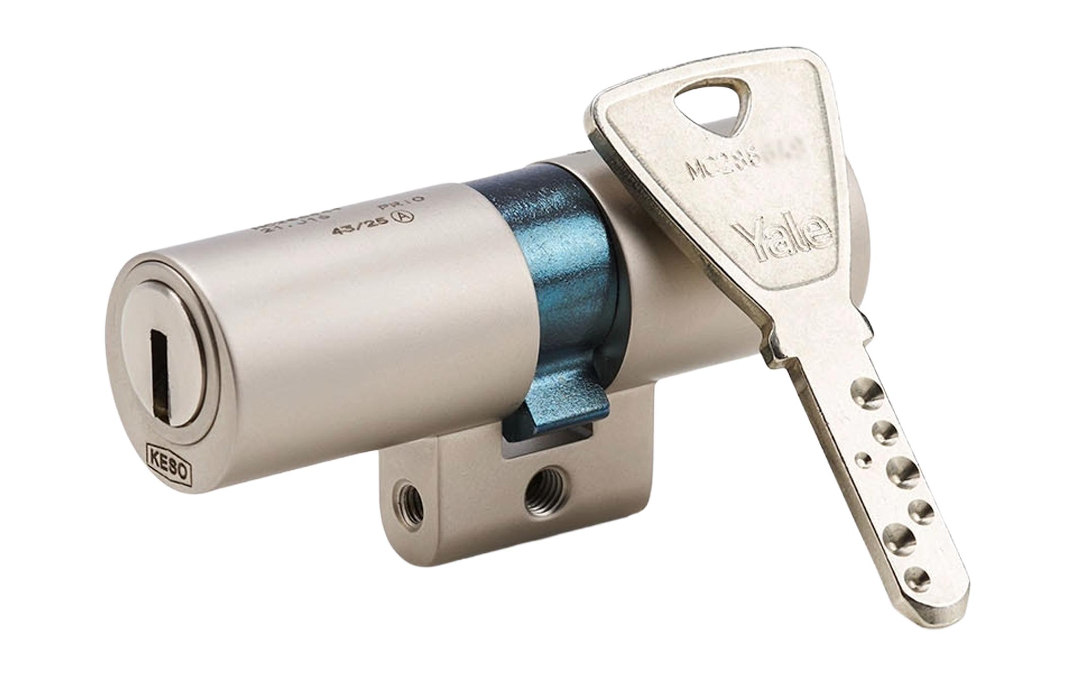 Yale CH Doppelzylinder, Prio-Funkt, 27.5/37.5 22 mm Rundprofil
