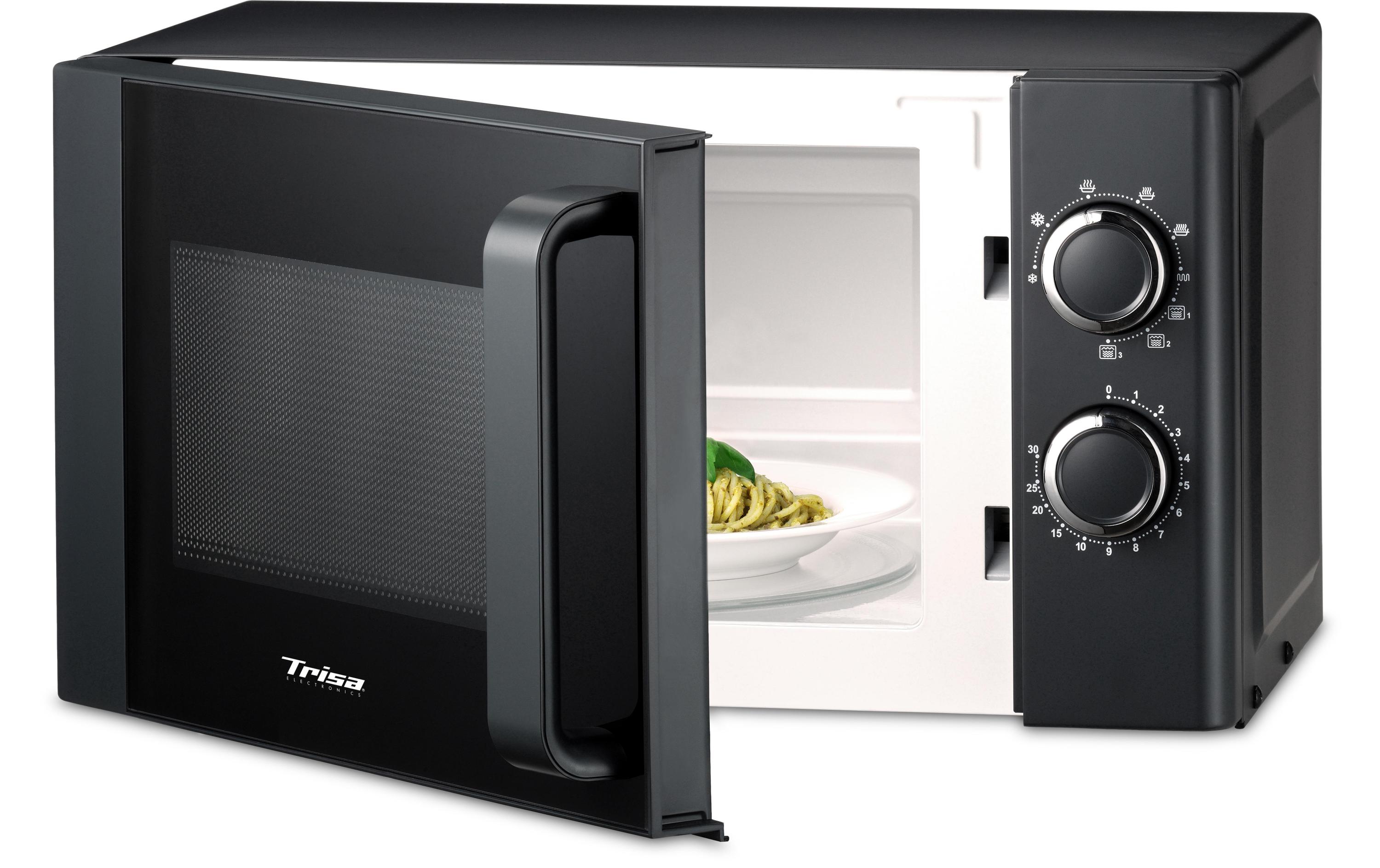 Trisa Mikrowelle mit Grill Micro Grill Schwarz Trisa Mikrowelle mit Grill Micro Grill Schwarz