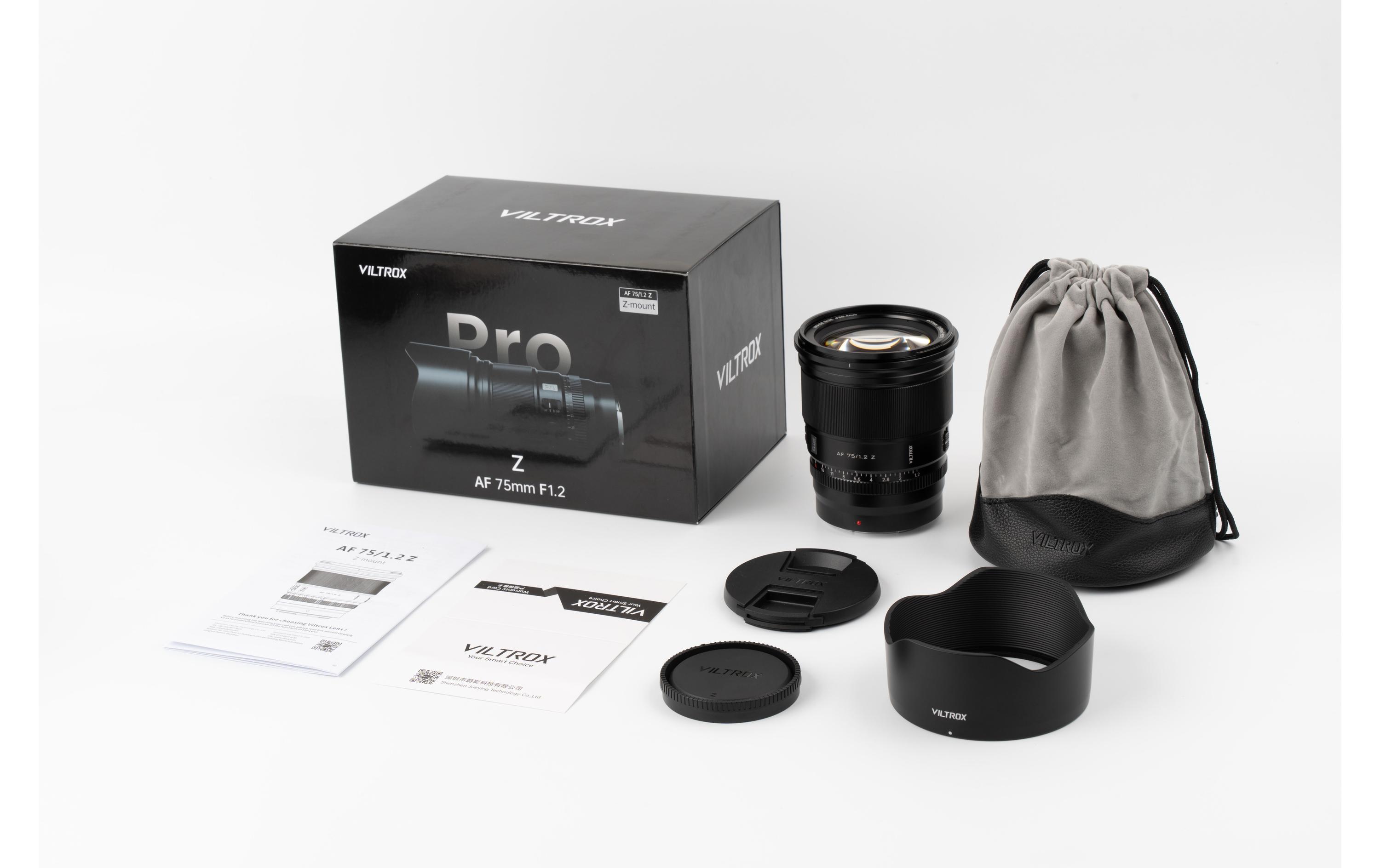 Viltrox Festbrennweite AF 75mm F/1.2 – Nikon Z