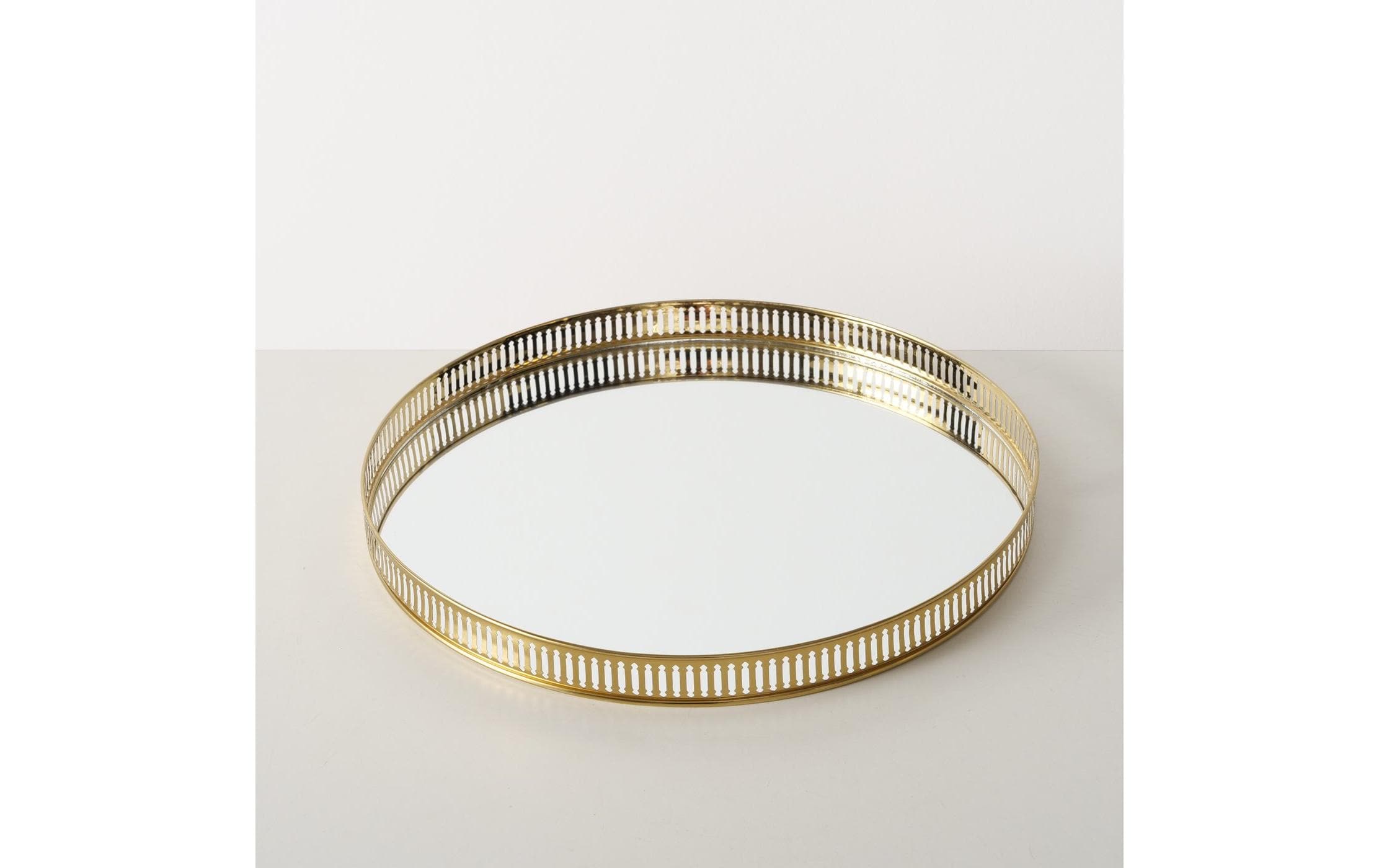 Boltze Beistelltisch Lionel 47 x 37 cm, Antikgold