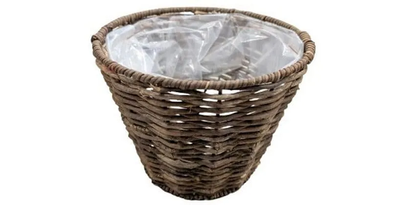 CHALET Chalet Rattan Topf Kobo Wild S Braun CHALET Chalet Rattan Topf Kobo Wild S Braun