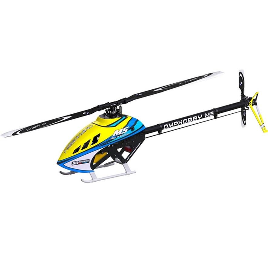 OMPHobby Helikopter M5 Solar-Yellow Bausatz und Rotorblätter OMPHobby Helikopter M5 Solar-Yellow Bausatz und Rotorblätter