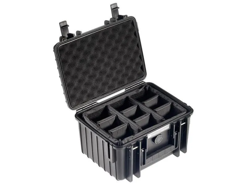 B&W Outdoor-Koffer Typ 2000 RPD Schwarz B&W Outdoor-Koffer Typ 2000 RPD Schwarz