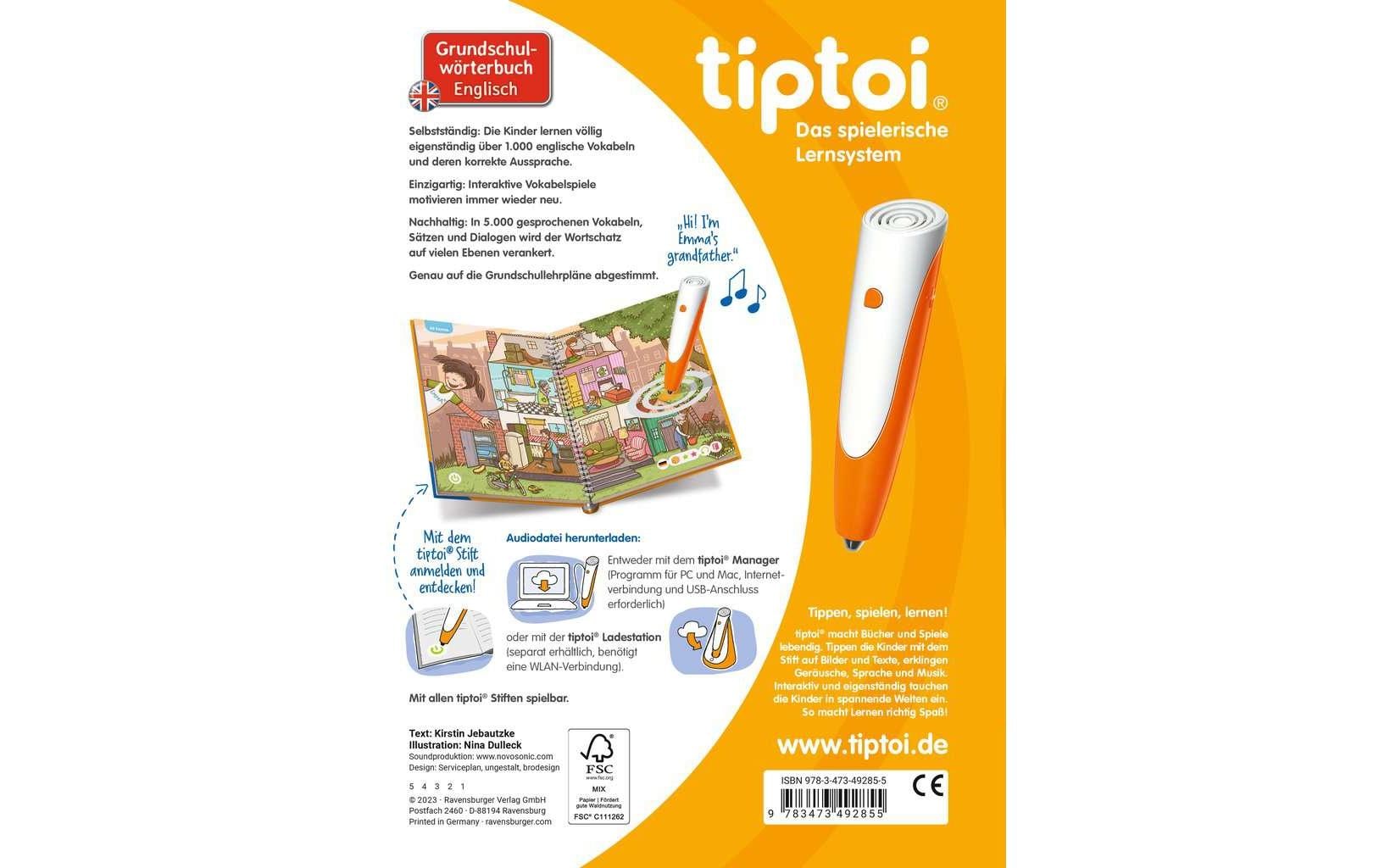 tiptoi Lernbuch Grundschulwörterbuch Englisch