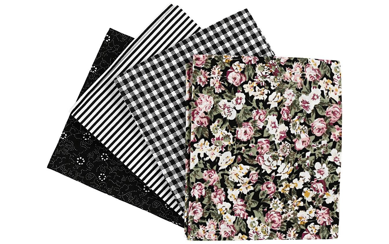 Creativ Company Stoff Fabric 4-teilig, 45 cm 55 cm Creativ Company Stoff Fabric 4-teilig, 45 cm 55 cm