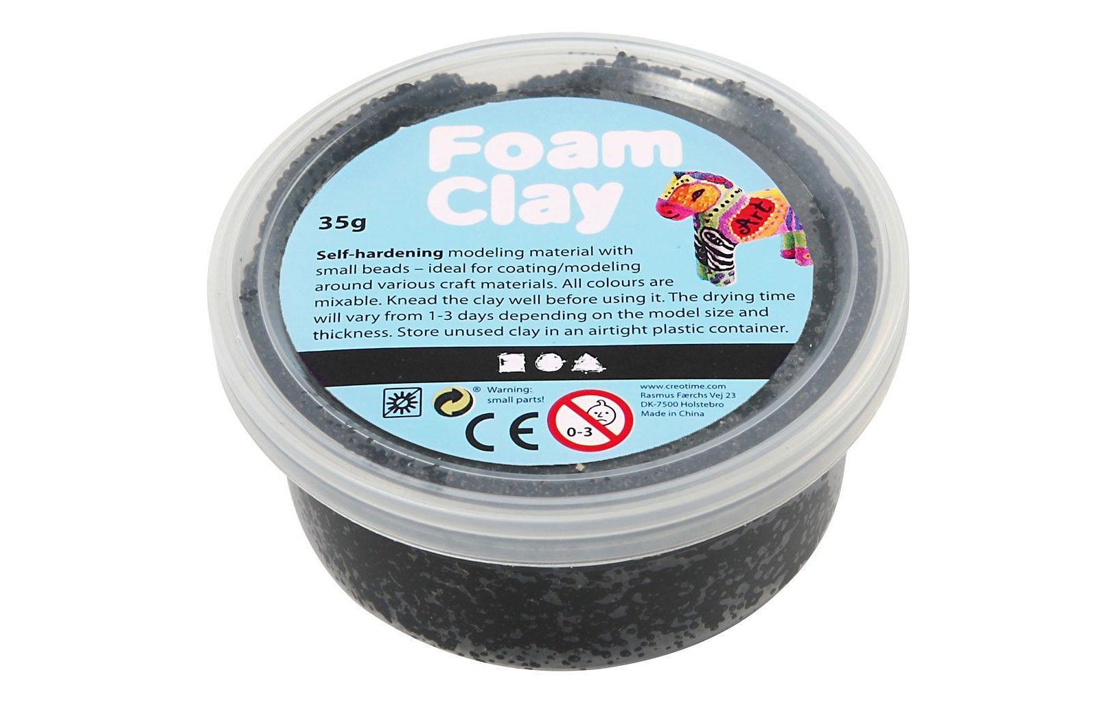 Creativ Company Modelliermasse Foam Clay 35 g Schwarz Creativ Company Modelliermasse Foam Clay 35 g Schwarz