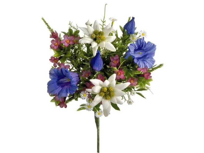Botanic-Haus Kunstblume Alpenblütenstrauss, 22 cm Botanic-Haus Kunstblume Alpenblütenstrauss, 22 cm