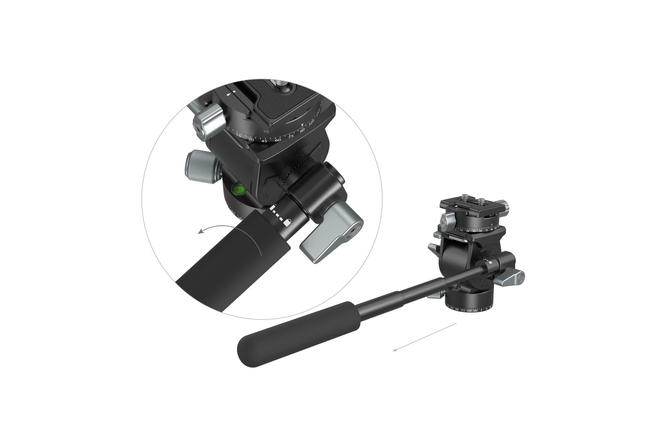 Smallrig Videokopf Lightweight Fluid