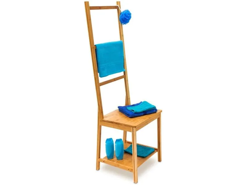 relaxdays Garderobenständer mit 3 Streben 133 x 40 x 42 cm, Natur relaxdays Garderobenständer mit 3 Streben 133 x 40 x 42 cm, Natur