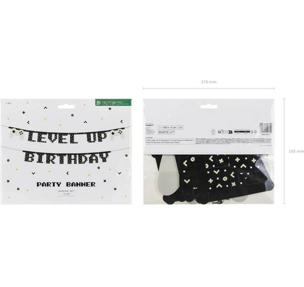 Partydeco Girlande Game 2.5 m