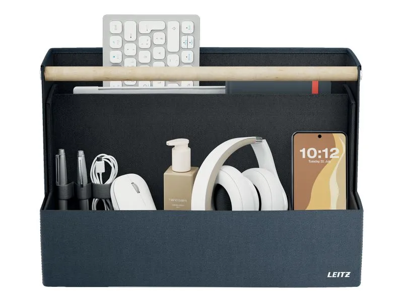 Leitz Ergo Schreibtisch-Organizer aus Stoff, Samtgrau