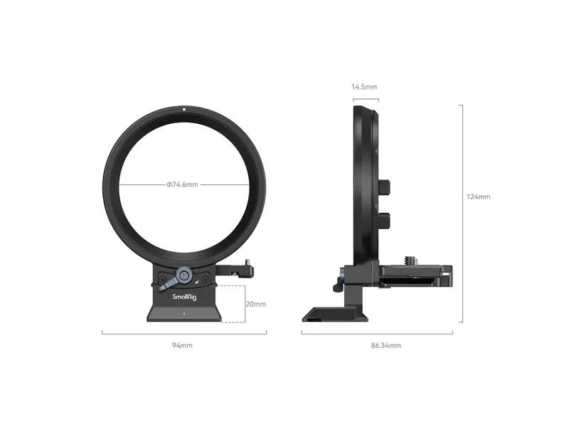 Smallrig Montageplatte Canon EOS R Series Kit Drehbar Smallrig Montageplatte Canon EOS R Series Kit Drehbar