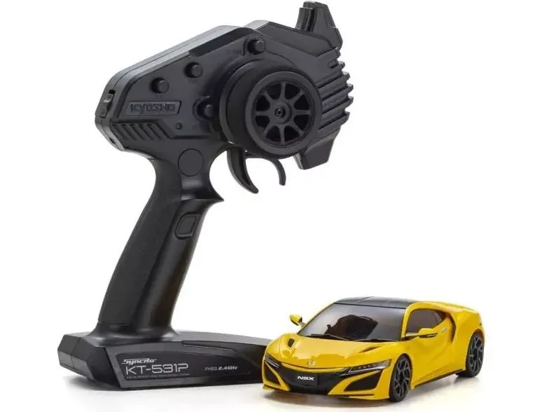 Kyosho Mini-Z MR04 RWD Honda NSX Yellow Pearl 1:27 Kyosho Mini-Z MR04 RWD Honda NSX Yellow Pearl 1:27