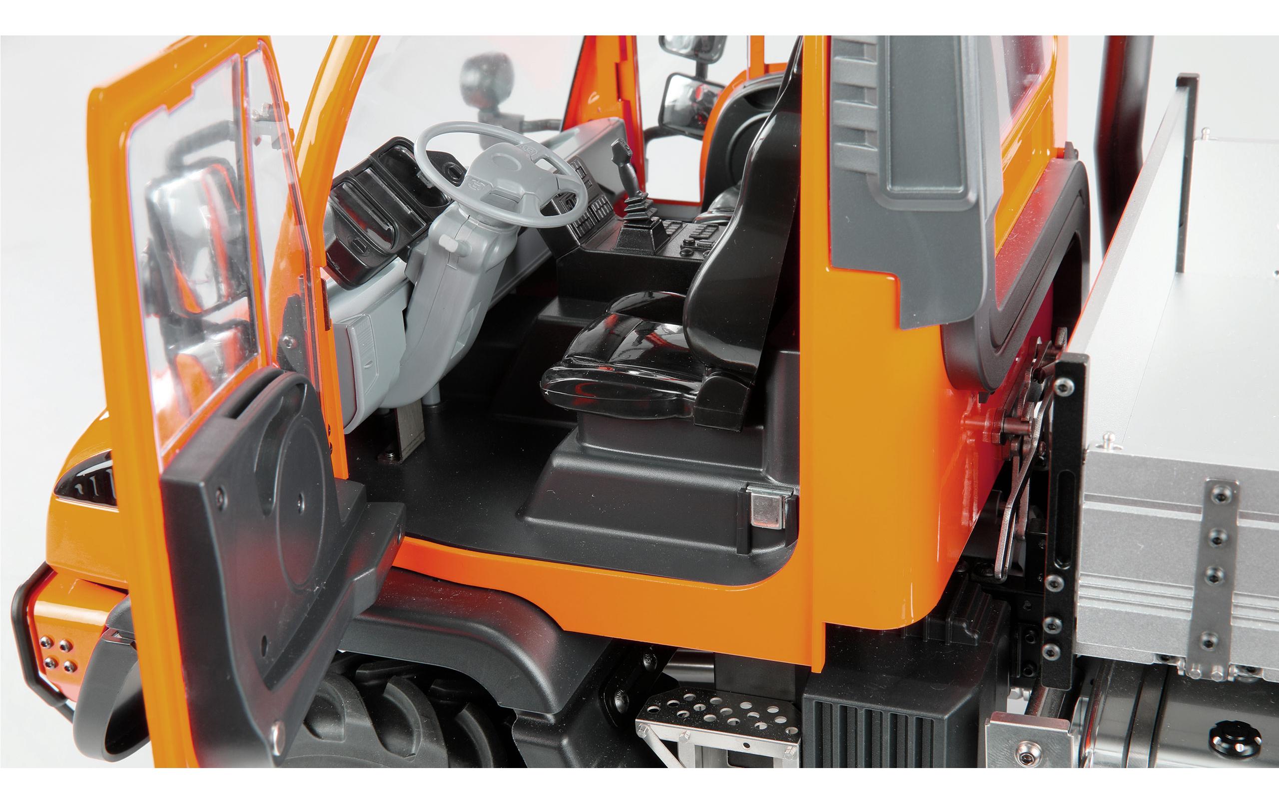 Amewi Mercedes-Benz Unimog Geräteträger 4WD Orange 1:10, ARTR