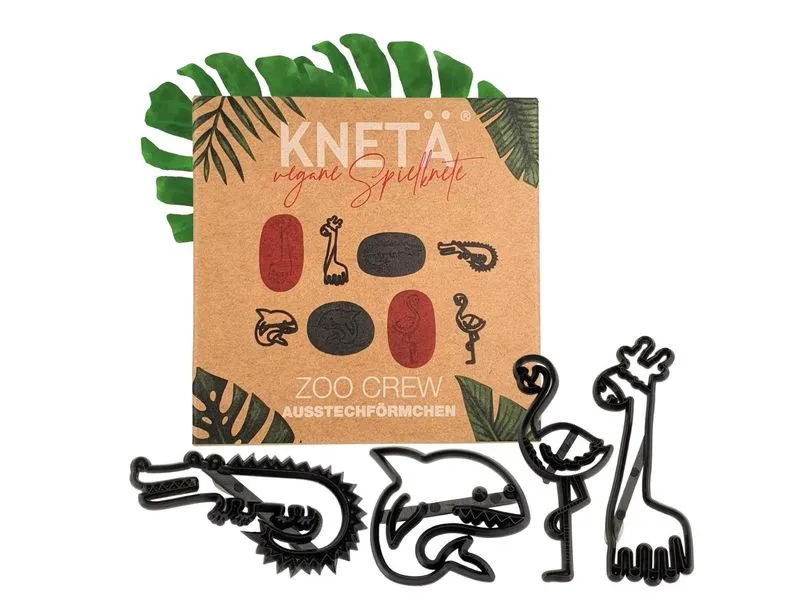 KNETÄ Ausstechförmchen 2D Zoo Crew KNETÄ Ausstechförmchen 2D Zoo Crew