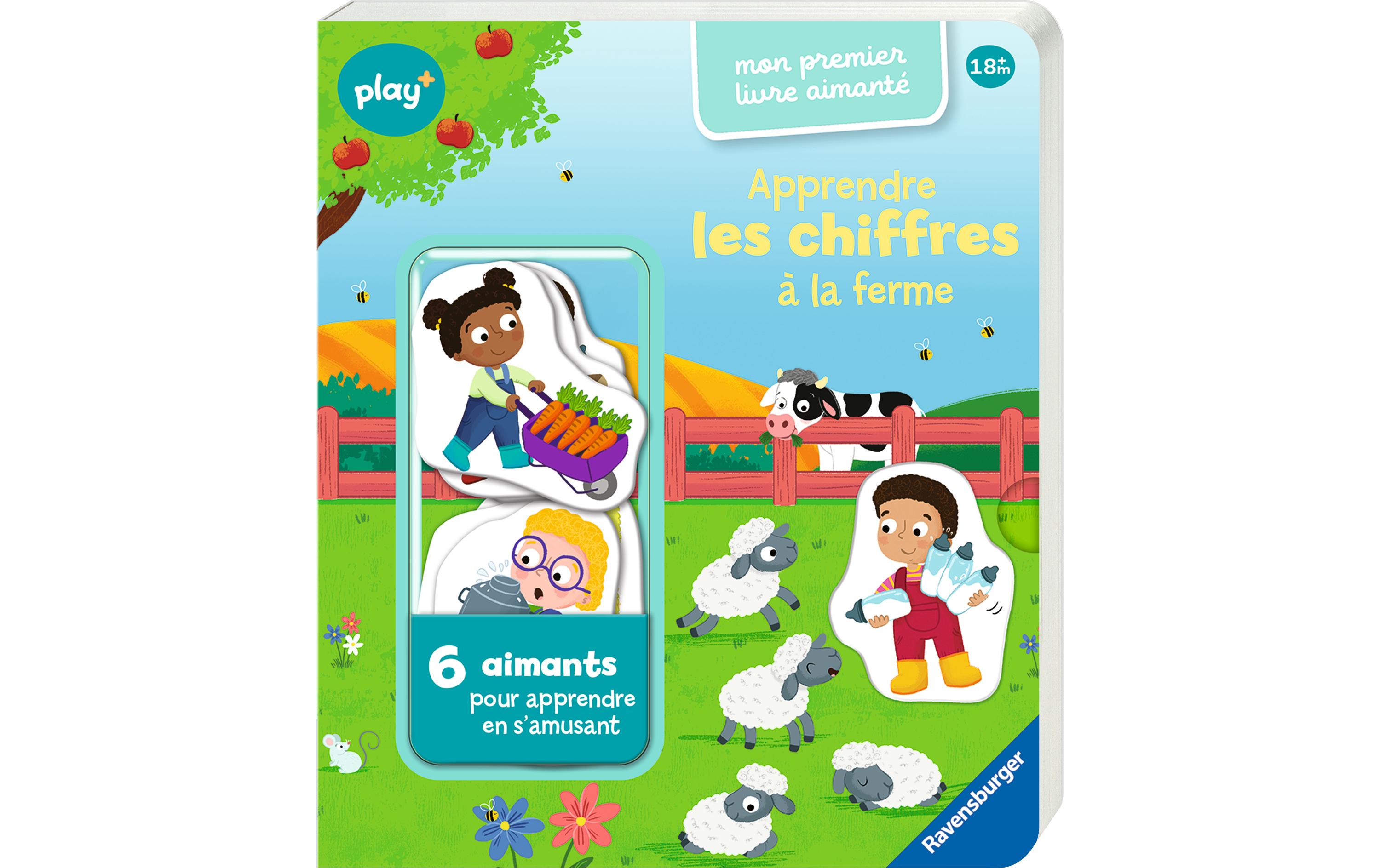 play+ Mon premier livre aimanté: chiffres