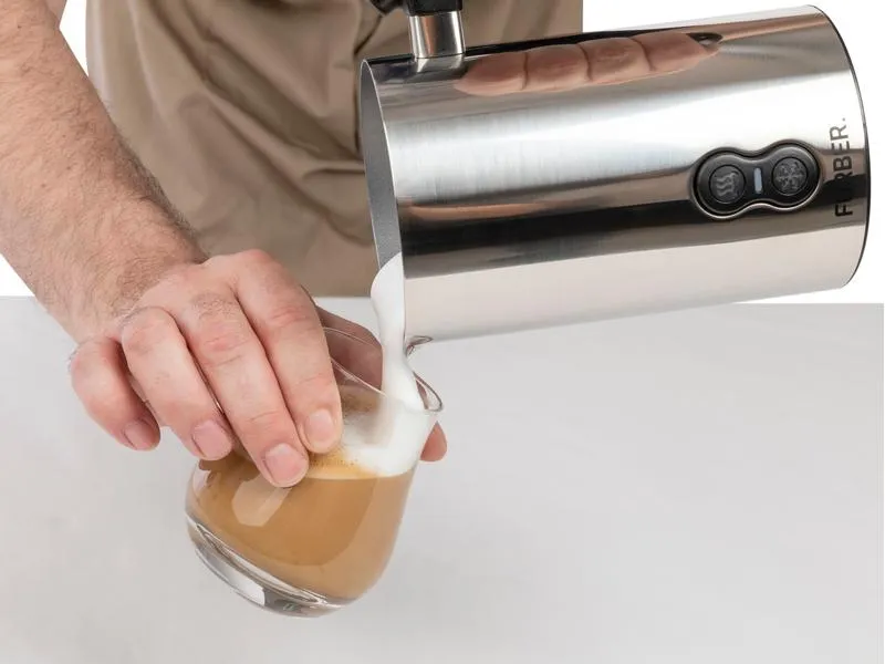 FURBER Milchschäumer Foamy Edelstahl FURBER Milchschäumer Foamy Edelstahl