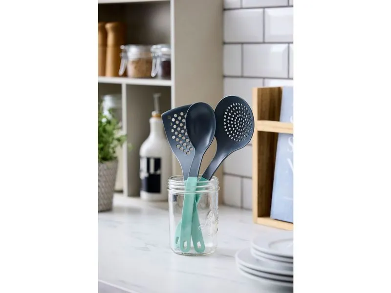 Rosti Kochbesteck-Set Optima 3-teilig aus Nylon, Nordic Green Grün Rosti Kochbesteck-Set Optima 3-teilig aus Nylon, Nordic Green Grün