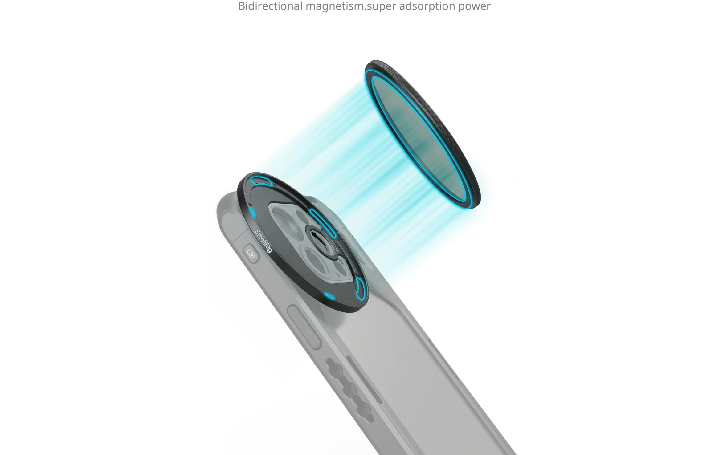 Smallrig Aufsteckbarer CPL-Filter (67 mm) mit T-Mount-Adapter