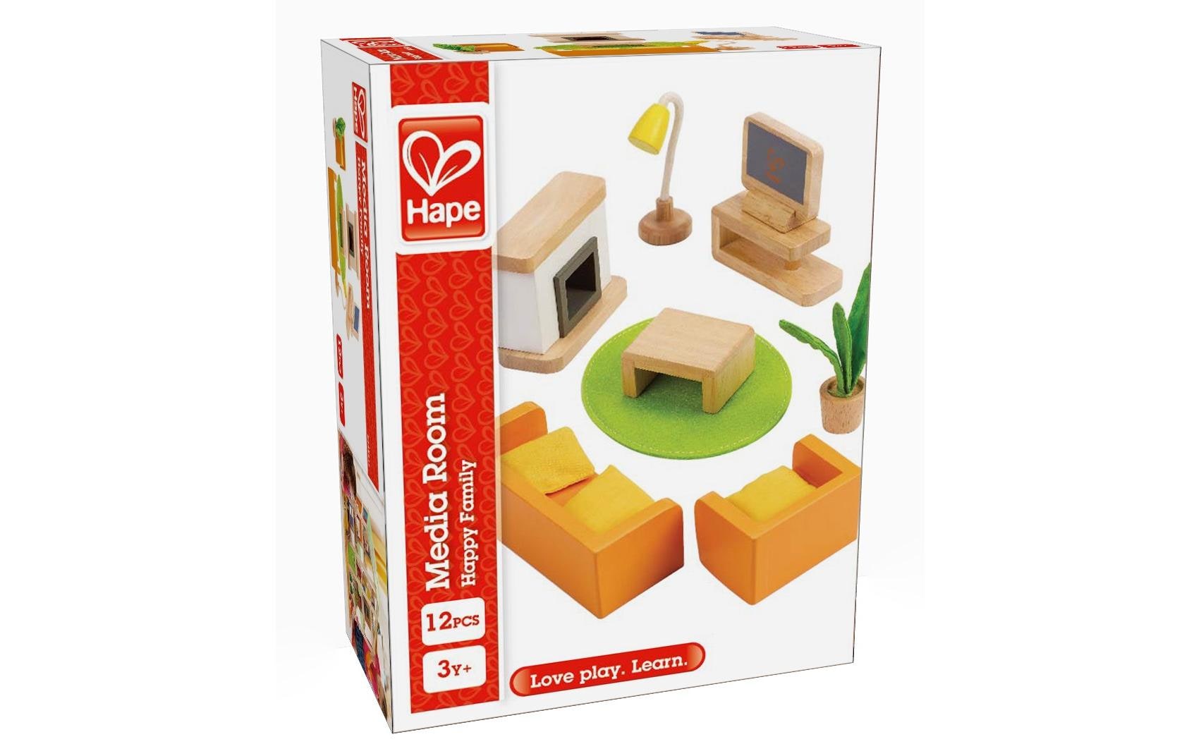 Hape Puppenhausmöbel Wohnzimmer