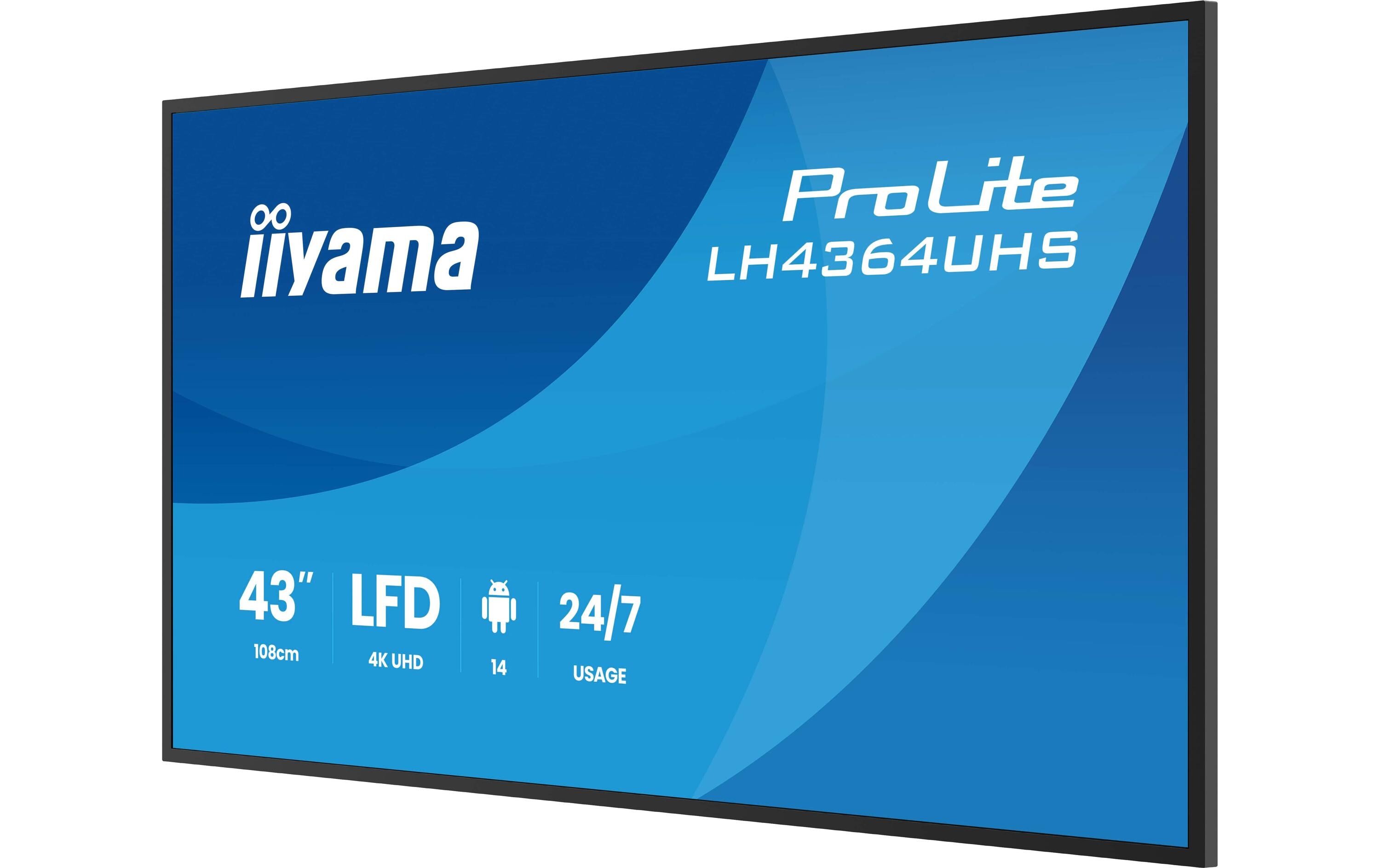 iiyama Public Display ProLite LH4364UHS-B1AG 43