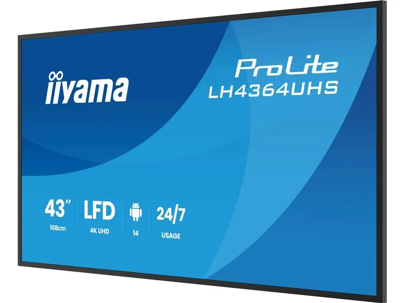 iiyama Public Display ProLite LH4364UHS-B1AG 43